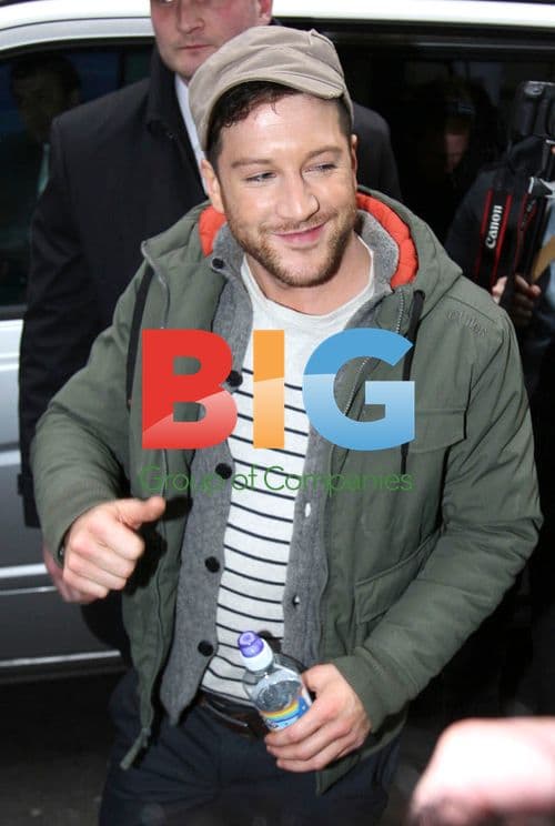 X Factor Winner Matt Cardell Arriving at London Hotel