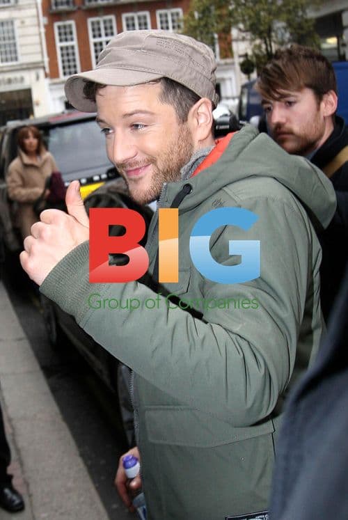 X Factor Winner Matt Cardell Arriving at London Hotel