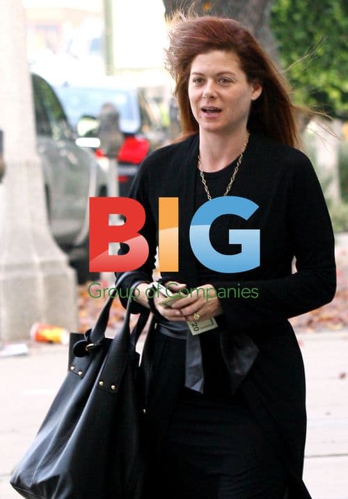 Debra Messing leaves salon in Beverly Hills