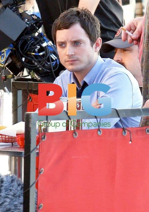 Elijah Wood Films 'Wilfred' in Santa Monica