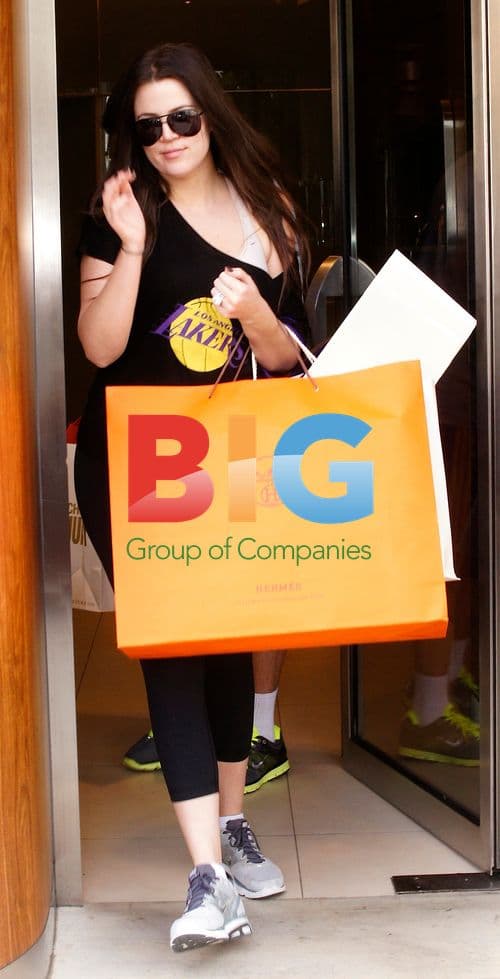 Khloe and Rob Kardashian Shopping