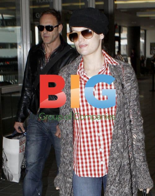 Laetitia Casta and Stefano Accorsi at LAX
