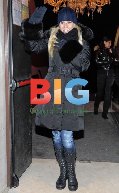 Michelle Hunziker Leaving Nightclub in Milan