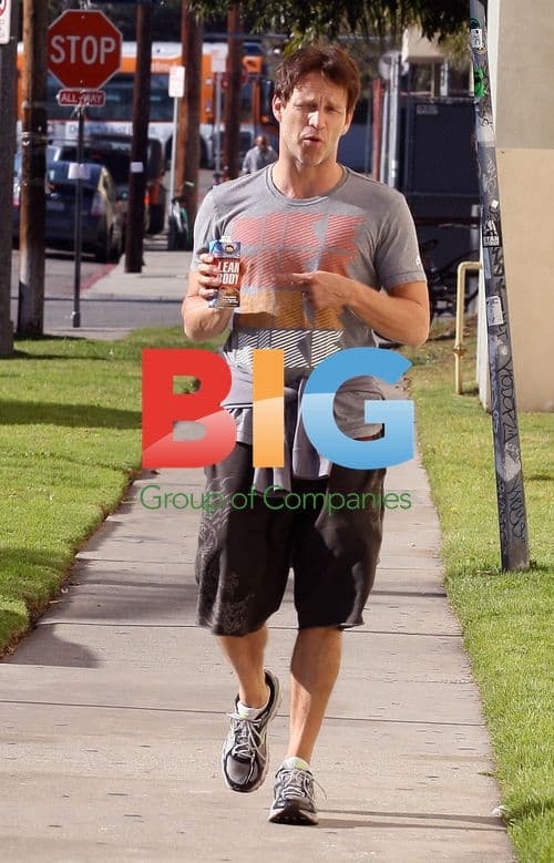 Stephen Moyer Heads to Workout in Venice, CA