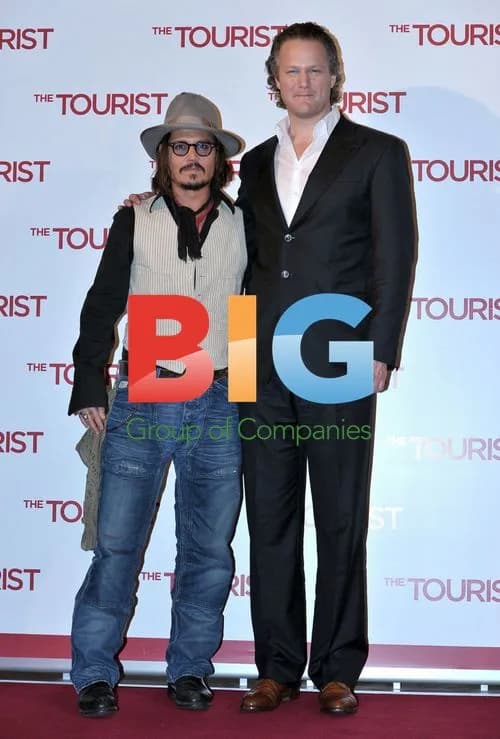Johnny Depp & Florian Donnersmarck at The Tourist Photocall