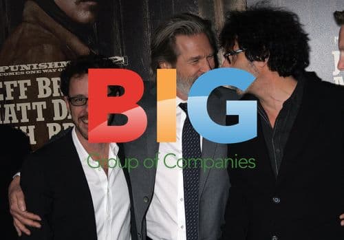 Ethan Coen, Jeff Bridges and Joel Coen at "True Grit" Premiere