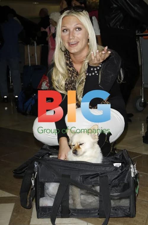 Brooke Hogan and brother Nick at LAX