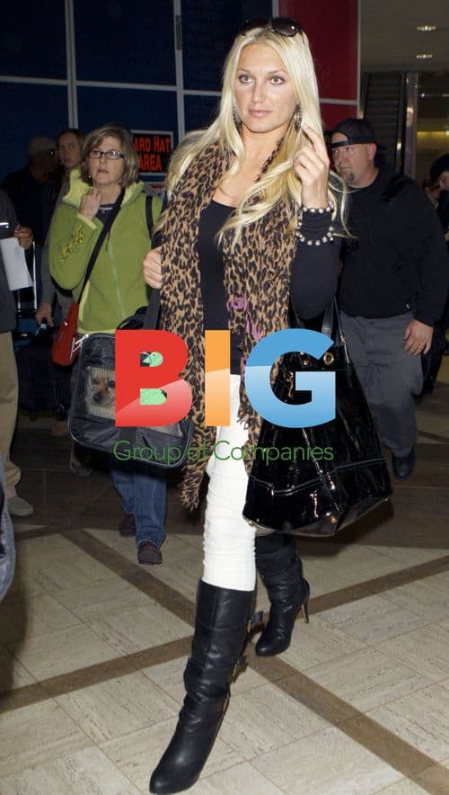 Brooke Hogan Arrives at LAX