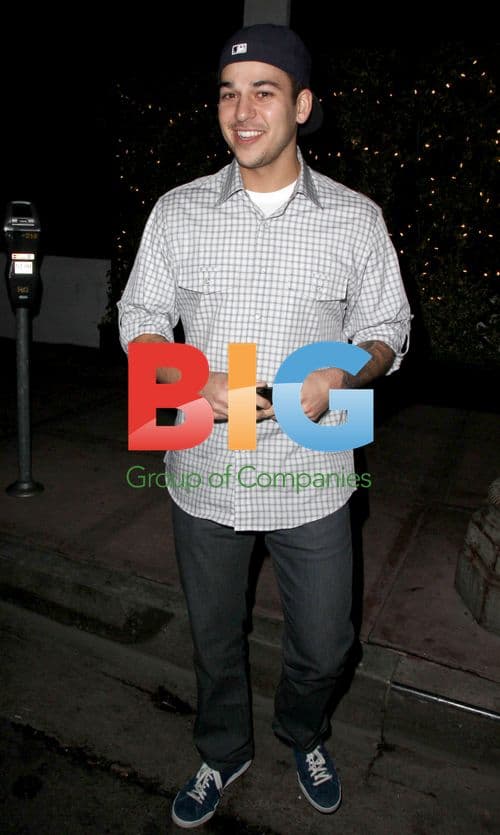 Robert Kardashian Leaves Beso Restaurant