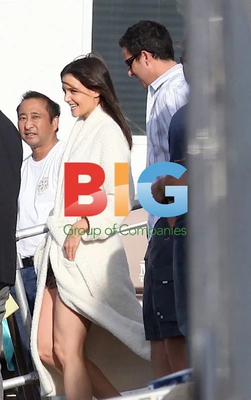 Katie Holmes films with Adam Sandler