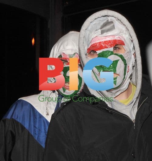 The Rubberbandits Pose After "Horse Outside" Success