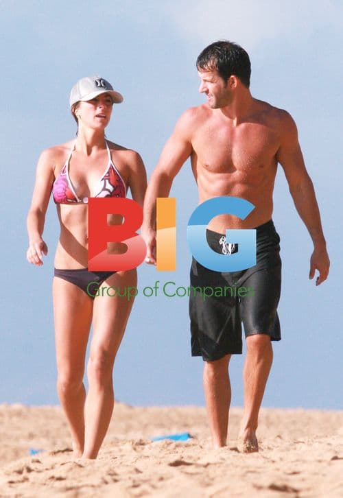 Tenley Molzahn and Kiptyn Locke on Maui Beach