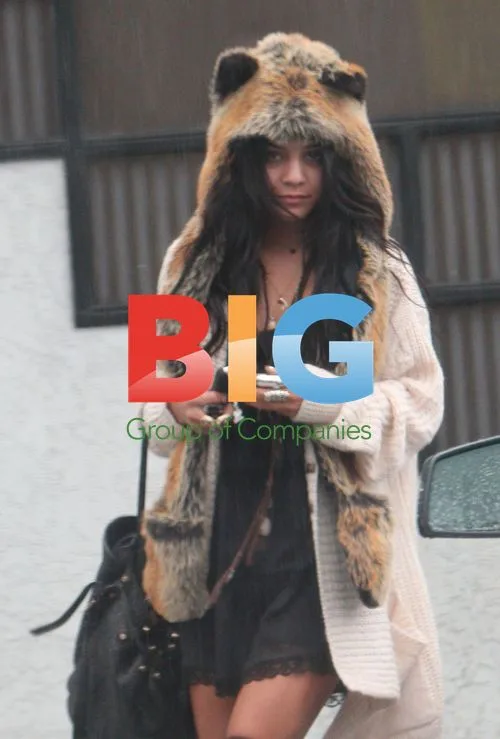 Vanessa Hudgens in Sexy Rainy Outfit
