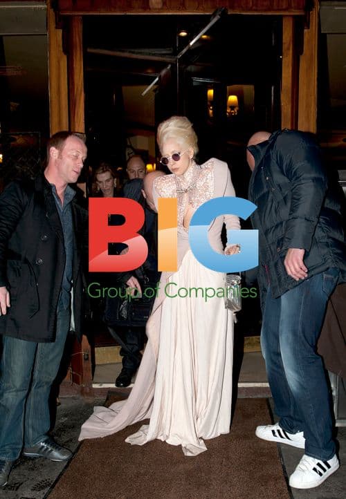 Lady Gaga Leaving Paris Restaurant