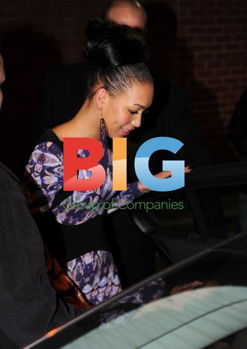 X Factor's Rebecca Ferguson Out in Newcastle