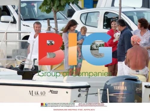 Roman Abramovich, Daria Zhukova and Son in St Barth