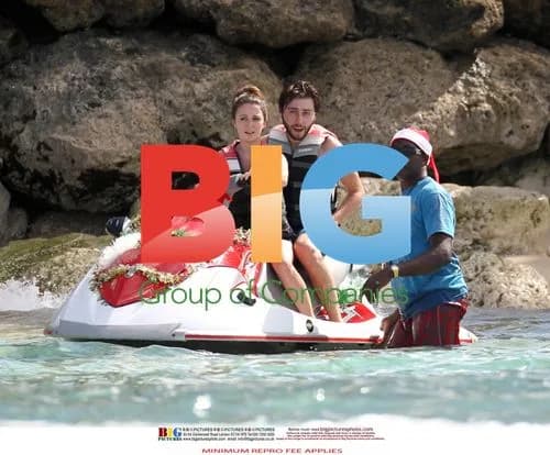 James Buckley Relaxes with Girlfriend in Caribbean