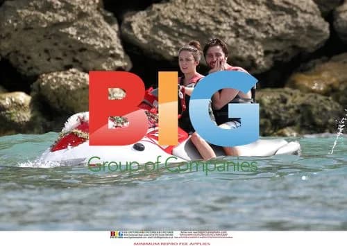 James Buckley and Clair Meek in Caribbean