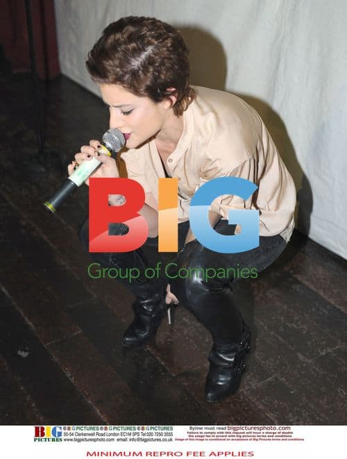 Katie Waissel performs at small venue