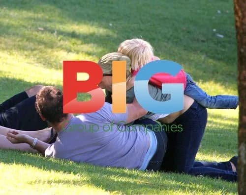 Naomi Watts and Liev Schrieber at the park in Sydney