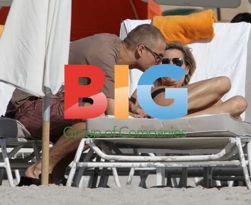 Claire Chazal Relaxing on Miami Beach