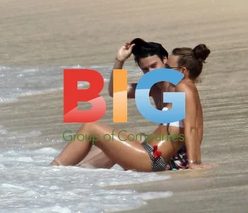 Chloe Green and Boyfriend on Barbados Beach