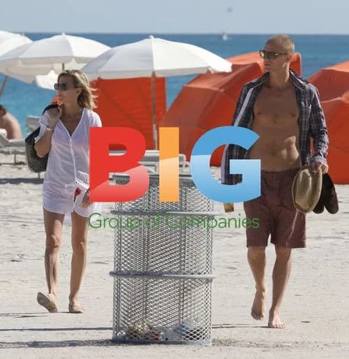Claire Chazal at the Beach