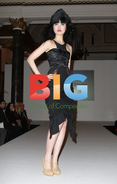 Jessica Minh Anh and Vaughan Bailey Mr England after J Fashion Show