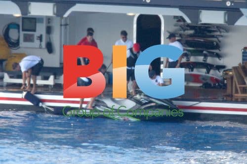 Spielberg Filming Himself on Jetski
