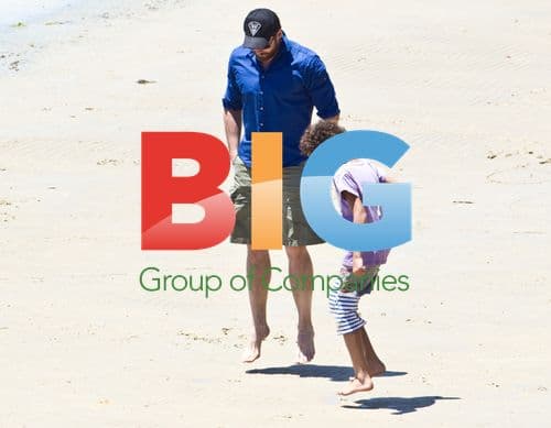 Hugh Jackman's Beach Picnic with Kids