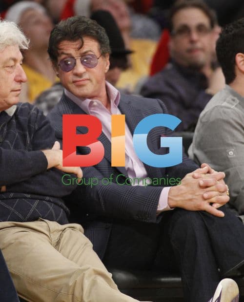 Sylvestor Stallone at Lakers vs Heat Game