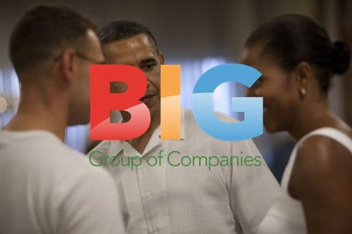 Obama and Michelle Greet Military