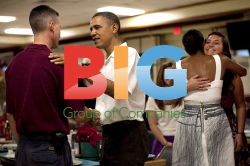 Obama and First Lady greet military families