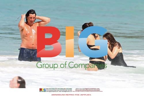 Laurence Llewelyn-Bowen on Barbados Beach