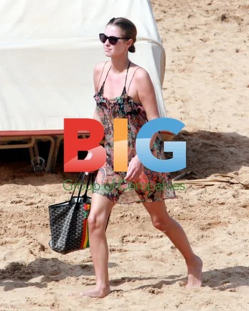 Nicky Hilton and Family on Hawaii Beach