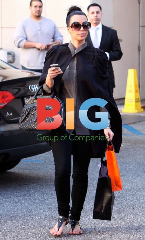 Kim Kardashian Shopping in Beverly Hills