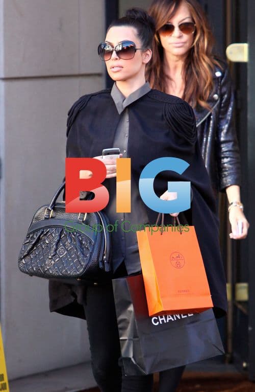 Kim Kardashian Shopping in Beverly Hills