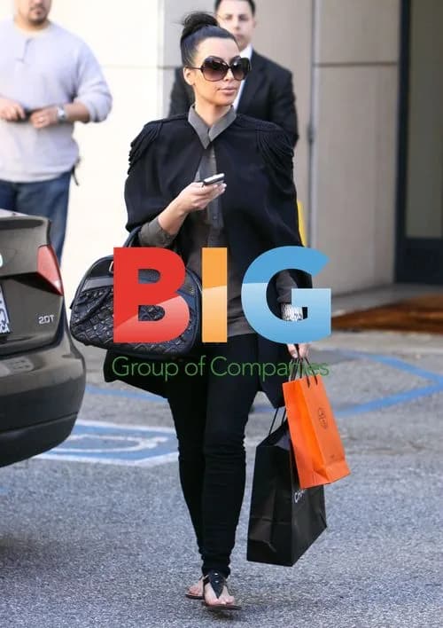 Kim Kardashian Shopping in Beverly Hills
