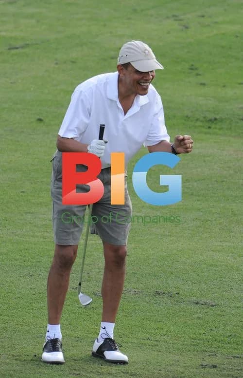Barack Obama Playing Golf in Hawaii