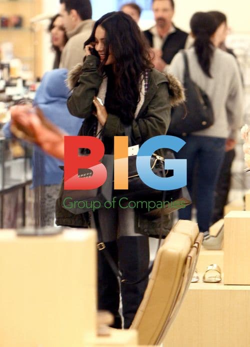 Vanessa Hudgens shops at Barneys in Beverly Hills
