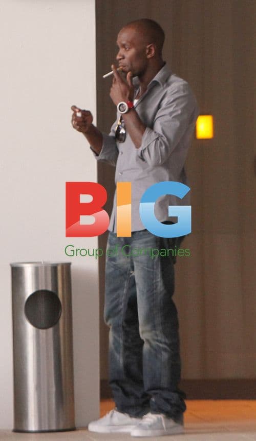 Claude Makelele and Girlfriend in Miami