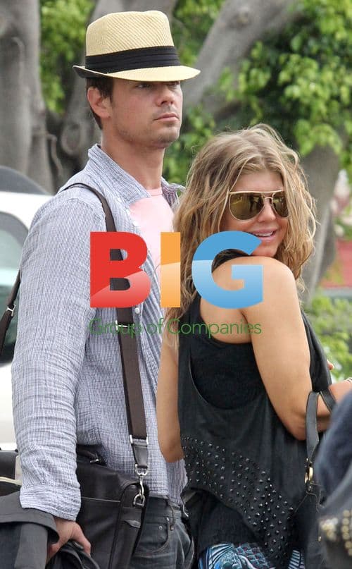 Fergie and Josh Duhamel in St Barths