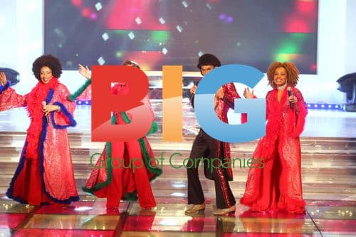 Boney M recording French TV show