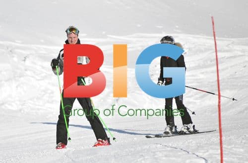 Geri Halliwell and Henry Beckwith Ski in French Alps