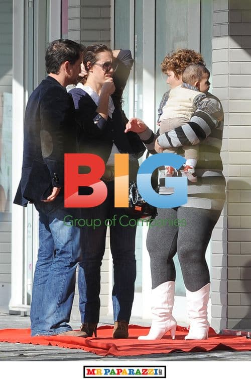 Cristiano Ronaldo's son spotted with family