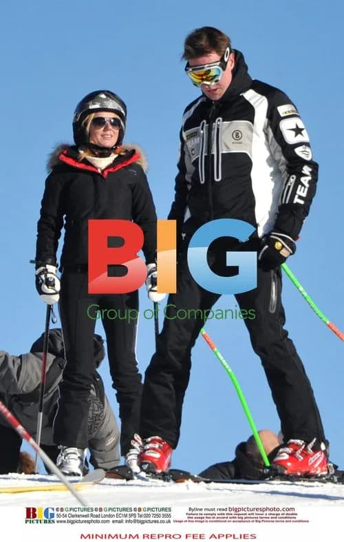 Geri Halliwell Skis With Boyfriend