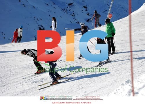 Geri Halliwell and Henry Beckwith Ski in French Alps