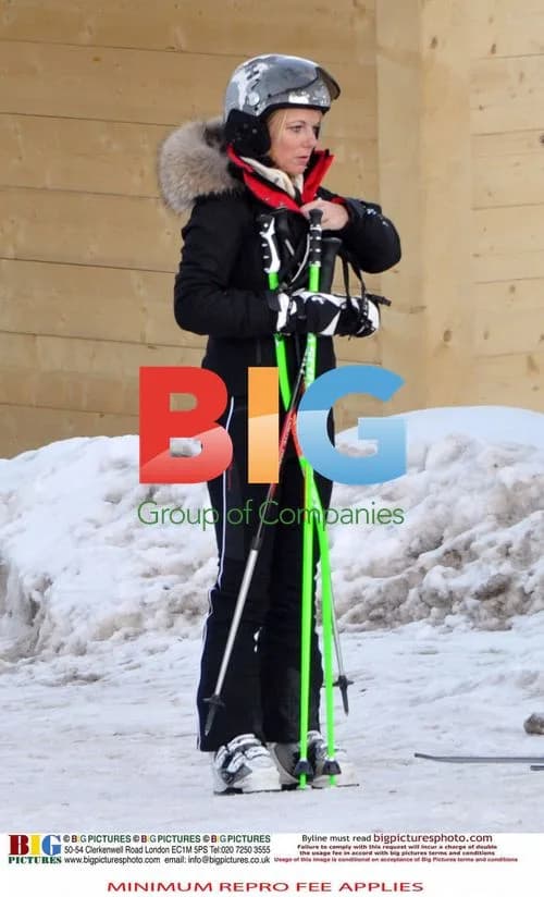 Geri Halliwell Hits the French Alps with Boyfriend