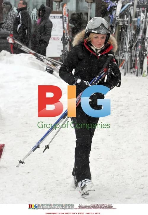 Geri Halliwell and Henry Beckwith Ski Trip