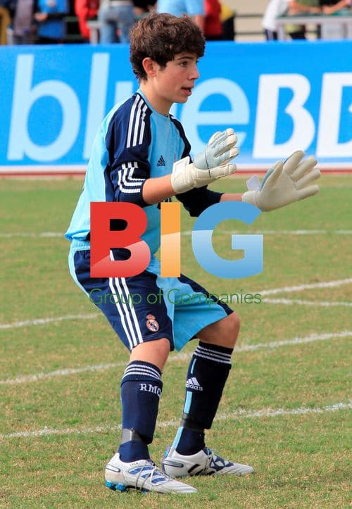 Luca Zidane playing for Real Madrid youth team